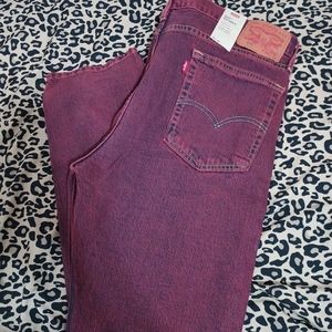 Men's 510 Levis Burgundy